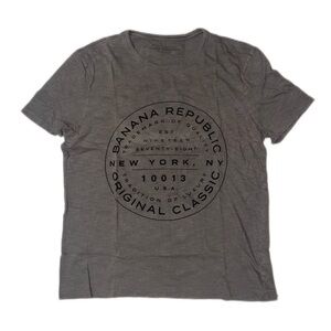 Banana Republic Brown Graphic T-Shirt for Men